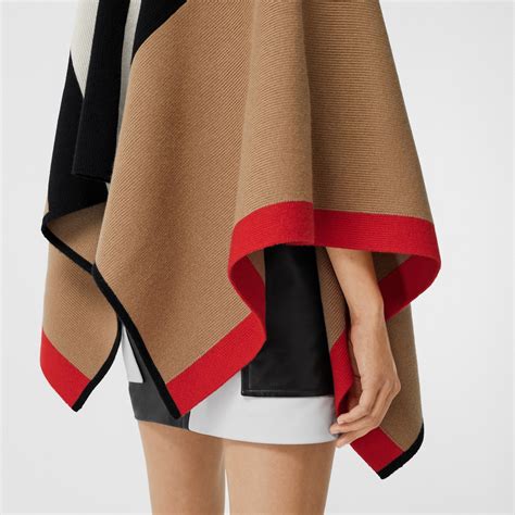 burberry stripe logo zipped jacket|burberry cashmere cape jacket.